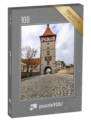 puzzleYOU: Puzzle 100 Teile „Straße durch das alte Stadttor der Stadt Waiblingen“ von puzzleYOU