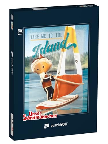 puzzleYOU: Puzzle 100 Teile „Unser Sandmännchen: Take me to The Island, 1985“ von puzzleYOU