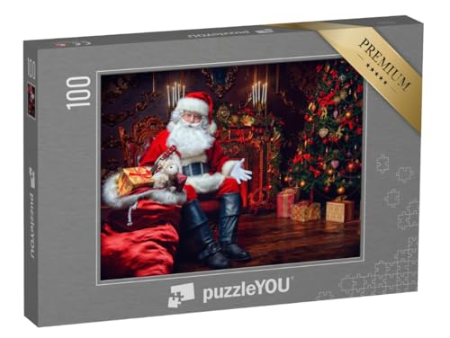 puzzleYOU: Puzzle 100 Teile „Weihnachtsmann am Kamin“ – aus der Puzzle-Kollektion Weihnachten puzzleYOU: Puzzle 100 Teile „Weihnachtsmann am Kamin“ – aus der Puzzle-Kollektion Weihnachten von puzzleYOU
