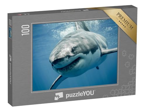 puzzleYOU: Puzzle 100 Teile „Weißer Hai“ – aus der Puzzle-Kollektion Haie, Raubtiere, Fische & Wassertiere von puzzleYOU