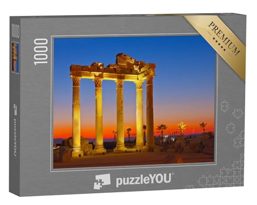 puzzleYOU: Puzzle 1000 Teile „Alte Ruinen in Side, Türkei“ – aus der Puzzle-Kollektion Türkei von puzzleYOU