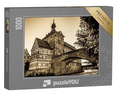 puzzleYOU: Puzzle 1000 Teile „Altes Rathaus von Bamberg, Deutschland“ – aus der Puzzle-Kollektion Burgen, Bamberg von puzzleYOU