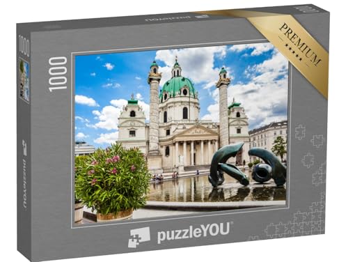 puzzleYOU: Puzzle 1000 Teile „Berühmte Wiener Karlskirche, Österreich“ – aus der Puzzle-Kollektion Österreich von puzzleYOU