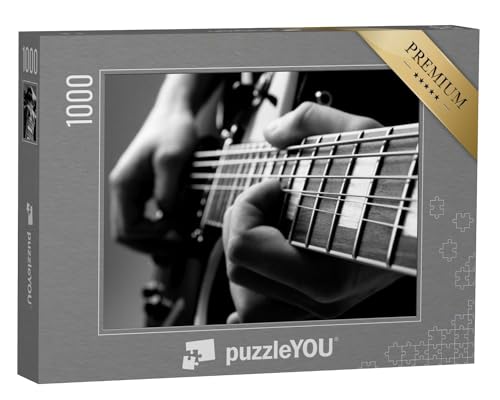 puzzleYOU: Puzzle 1000 Teile „Das Spiel mit Einer Gitarre“ – aus der Puzzle-Kollektion Musik, Menschen von puzzleYOU