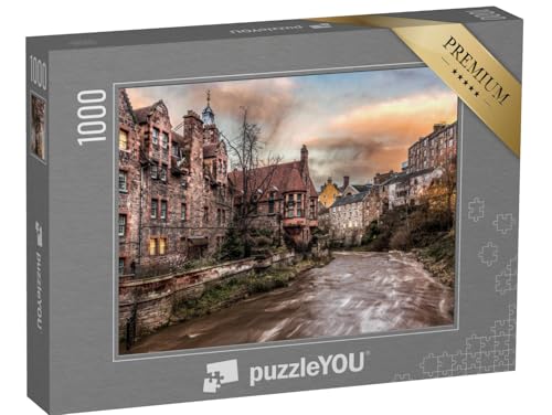 puzzleYOU: Puzzle 1000 Teile „Dean Dorf in Edinburgh, Schottland“ – aus der Puzzle-Kollektion Edinburgh von puzzleYOU