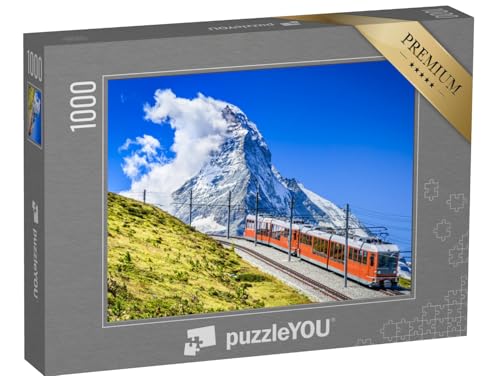 puzzleYOU: Puzzle 1000 Teile „Gornergratbahn am Matterhorn, Schweiz“ – aus der Puzzle-Kollektion Schweiz von puzzleYOU