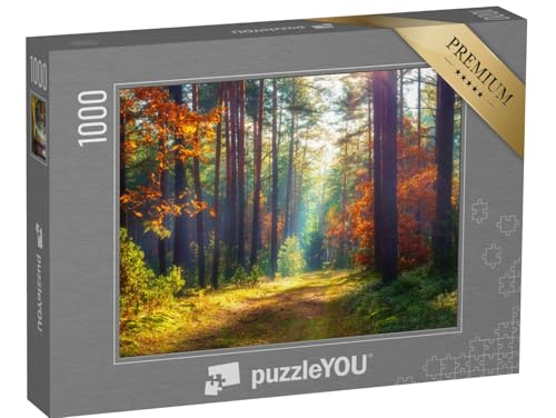 puzzleYOU: Puzzle 1000 Teile „Herbstliche Naturlandschaft.“ – aus der Puzzle-Kollektion Flora, Natur, Pflanzen, Blumen & Pflanzen, Himmel & Jahreszeiten von puzzleYOU