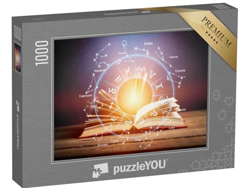 puzzleYOU: Puzzle 1000 Teile „Horoskop, Astrologie, Tierkreiszeichen, Mythos, Sterne“ – aus der Puzzle-Kollektion Sternzeichen & Horoskop von puzzleYOU