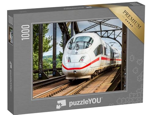 puzzleYOU: Puzzle 1000 Teile „Intercity Express“ – aus der Puzzle-Kollektion Lokomotive von puzzleYOU