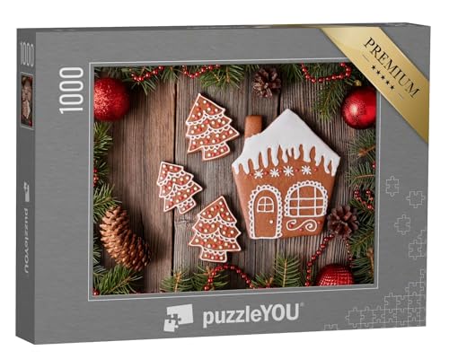 puzzleYOU: Puzzle 1000 Teile „Kleine Lebkuchen-Cookies“ – aus der Puzzle-Kollektion Weihnachten von puzzleYOU