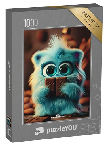 puzzleYOU: Puzzle 1000 Teile „LITTLEMONSTERTIME: Pixie“ von puzzleYOU