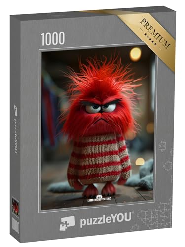 puzzleYOU: Puzzle 1000 Teile „LITTLEMONSTERTIME: Rufus“ von puzzleYOU