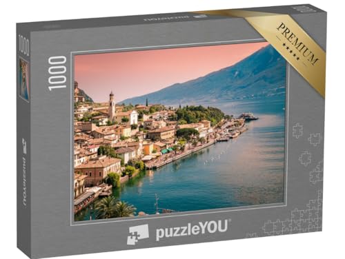 puzzleYOU: Puzzle 1000 Teile „Limone sul Garda, eine kleine Stadt am Gardasee, Italien“ – aus der Puzzle-Kollektion Gardasee puzzleYOU: Puzzle 1000 Teile „Limone sul Garda, eine kleine Stadt am Gardasee, Italien“ – aus der Puzzle-Kollektion Gardasee von puzzleYOU