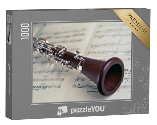 puzzleYOU: Puzzle 1000 Teile „Nahaufnahme Einer Klarinette“ – aus der Puzzle-Kollektion Musik, Menschen von puzzleYOU