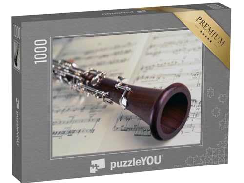 puzzleYOU: Puzzle 1000 Teile „Nahaufnahme Einer Klarinette“ – aus der Puzzle-Kollektion Musik, Menschen von puzzleYOU