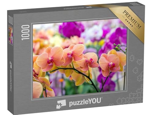 puzzleYOU: Puzzle 1000 Teile „Schönheit der Natur: Orchideen“ – aus der Puzzle-Kollektion Flora, Blumen, Pflanzen, Blumen & Pflanzen von puzzleYOU