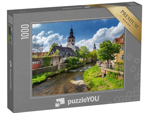 puzzleYOU: Puzzle 1000 Teile „Schwarzwald, Baden-Württemberg: Kleines Flüsschen ALB in Ettlingen“ – aus der Puzzle-Kollektion Deutschland puzzleYOU: Puzzle 1000 Teile „Schwarzwald, Baden-Württemberg: Kleines Flüsschen ALB in Ettlingen“ – aus der Puzzle-Kollektion Deutschland von puzzleYOU