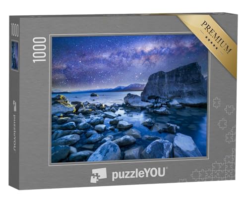 puzzleYOU: Puzzle 1000 Teile „Spektakuläres Bild des Lake Tekapo mit Milchstraße, Neuseeland“ – aus der Puzzle-Kollektion Neuseeland, Aus Aller Welt von puzzleYOU