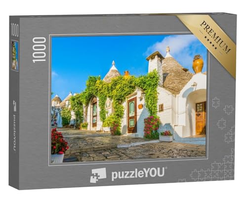 puzzleYOU: Puzzle 1000 Teile „Trulli-Häuser in der apulischen Stadt Alberobello, Italien“ – aus der Puzzle-Kollektion Italien von puzzleYOU