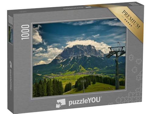 puzzleYOU: Puzzle 1000 Teile „Zugspitze, Bayern, Deutschland“ – aus der Puzzle-Kollektion Deutsche Alpen von puzzleYOU