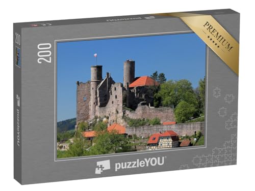 puzzleYOU: Puzzle 200 Teile „Die Burgruine Hanstein in Deutschland“ von puzzleYOU