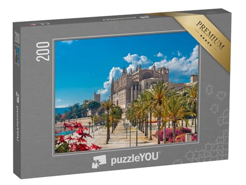 puzzleYOU: Puzzle 200 Teile „Kathedrale La Seu in Palma de Mallorca, Balearen“ – aus der Puzzle-Kollektion Christentum von puzzleYOU