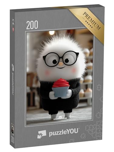 puzzleYOU: Puzzle 200 Teile „LITTLEMONSTERTIME: Puffkins“ von puzzleYOU