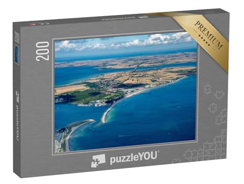 puzzleYOU: Puzzle 200 Teile „Panoramaflug über die Insel Fehmarn“ – aus der Puzzle-Kollektion Fehmarn von puzzleYOU