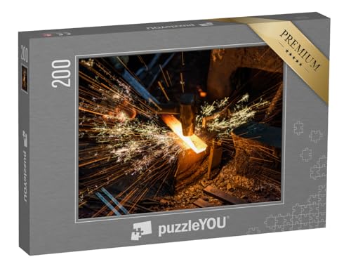 puzzleYOU: Puzzle 200 Teile „Schmiedehandwerk“ – aus der Puzzle-Kollektion Handwerk von puzzleYOU