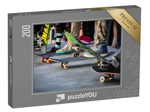 puzzleYOU: Puzzle 200 Teile „Skateboarding“ – aus der Puzzle-Kollektion Sport, Menschen von puzzleYOU