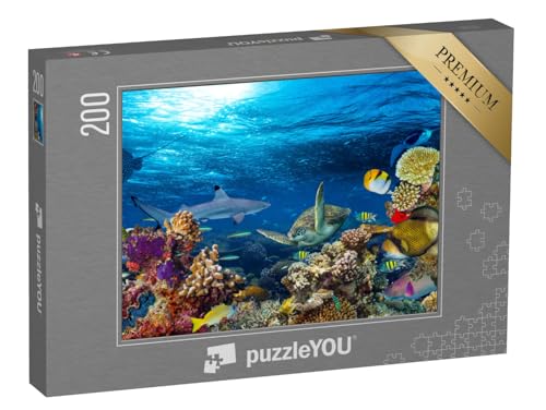 puzzleYOU: Puzzle 200 Teile „Unterwasser-Korallenriff“ – aus der Puzzle-Kollektion Indischer Ozean von puzzleYOU