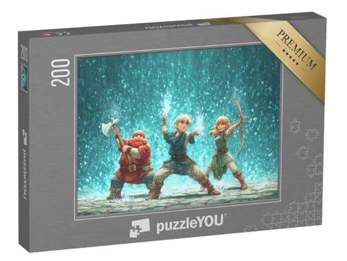 puzzleYOU: Puzzle 200 Teile „Wasserfest der kleinen Helden“ – aus der Puzzle-Kollektion Anime puzzleYOU: Puzzle 200 Teile „Wasserfest der kleinen Helden“ – aus der Puzzle-Kollektion Anime von puzzleYOU