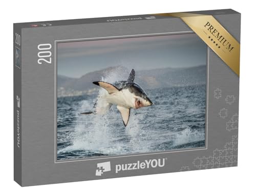 puzzleYOU: Puzzle 200 Teile „Weißer Hai“ – aus der Puzzle-Kollektion Haie von puzzleYOU