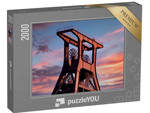 puzzleYOU: Puzzle 2000 Teile „EIN Alter Förderturm im Ruhrgebiet, Deutschland“ – aus der Puzzle-Kollektion Ruhrgebiet von puzzleYOU