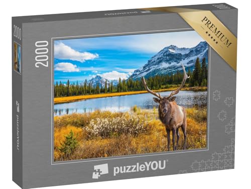 puzzleYOU: Puzzle 2000 Teile „Französisch-Kanada: EIN Golfplatz umgeben von schönem Herbstpark“ – aus der Puzzle-Kollektion Wildnis, Wildnis & Wüste von puzzleYOU