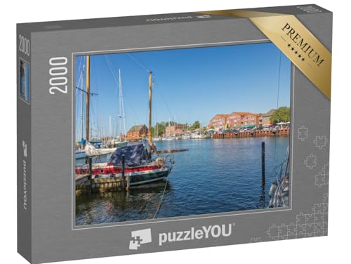 puzzleYOU: Puzzle 2000 Teile „Hafen von Orth, Insel Fehmarn, Schleswig-Holstein, Deutschland“ – aus der Puzzle-Kollektion Fehmarn von puzzleYOU