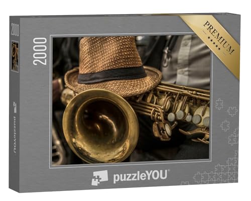 puzzleYOU: Puzzle 2000 Teile „Impression mit Saxophon“ – aus der Puzzle-Kollektion Musik, Menschen von puzzleYOU