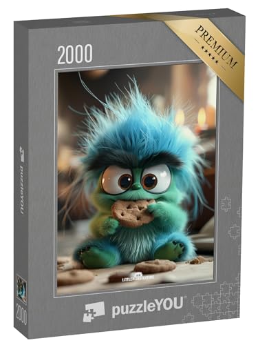 puzzleYOU: Puzzle 2000 Teile „LITTLEMONSTERTIME: Bob“ von puzzleYOU