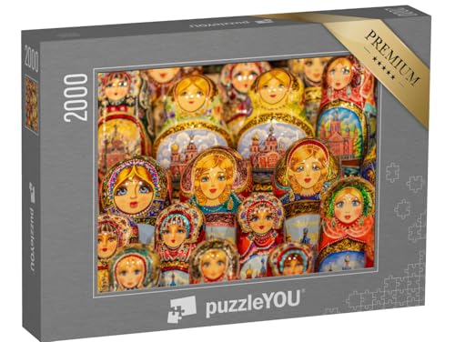 puzzleYOU: Puzzle 2000 Teile „Matroschka-Puppen, Russland“ – aus der Puzzle-Kollektion Russland von puzzleYOU