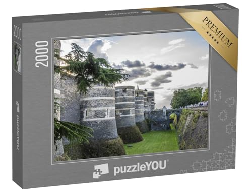 puzzleYOU: Puzzle 2000 Teile „Schloss von Angers im Loire-Tal, Frankreich“ – aus der Puzzle-Kollektion Frankreich von puzzleYOU