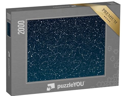 puzzleYOU: Puzzle 2000 Teile „Sterne am dunkelblauen Himmel“ – aus der Puzzle-Kollektion Astronomie von puzzleYOU