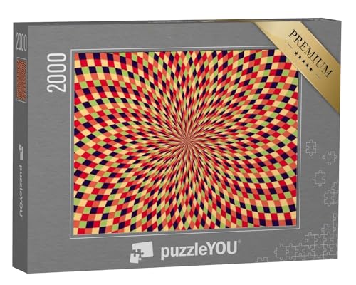 puzzleYOU: Puzzle 2000 Teile „Vektor-Grafik: abstrakte optische Täuschung“ von puzzleYOU