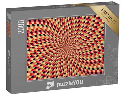 puzzleYOU: Puzzle 2000 Teile „Vektor-Grafik: abstrakte optische Täuschung“ von puzzleYOU