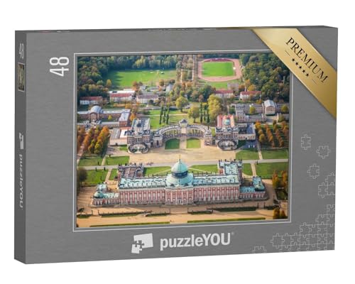 puzzleYOU: Puzzle 48 Teile „Neues Palais im Park Sanssouci, Potsdam, Deutschland“ – aus der Puzzle-Kollektion Potsdam, Regionale Puzzles Deutschland von puzzleYOU