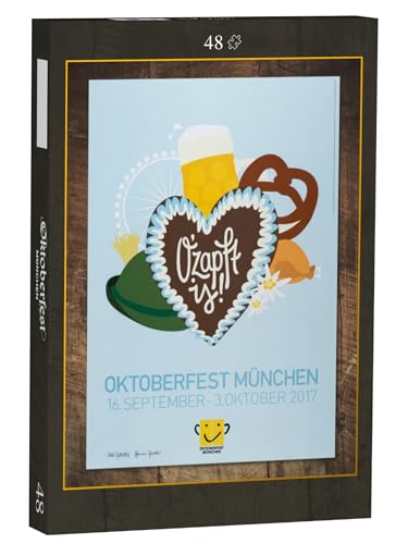 puzzleYOU: Puzzle 48 Teile „Oktoberfest München 2017 Wiesnplakat“ von puzzleYOU