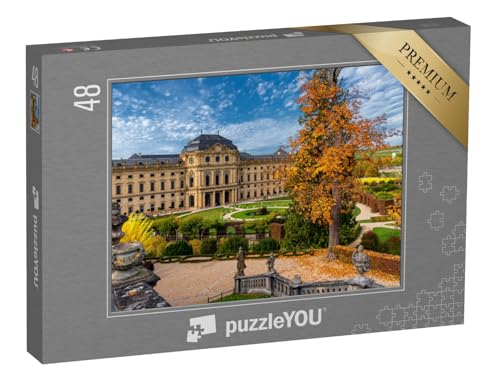 puzzleYOU: Puzzle 48 Teile „Residenz Würzburg, Deutschland“ – aus der Puzzle-Kollektion Würzburg, Würzburger Residenz von puzzleYOU