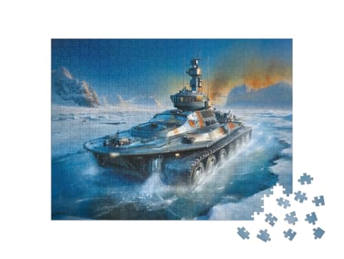 puzzleYOU: Puzzle 500 Teile „Arctic Aufklärer mit Schneeketten“ puzzleYOU: Puzzle 500 Teile „Arctic Aufklärer mit Schneeketten“ von puzzleYOU