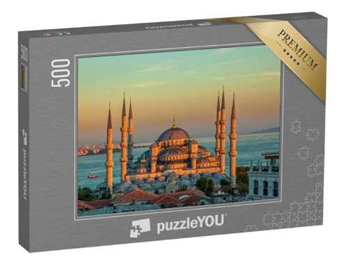 puzzleYOU: Puzzle 500 Teile „Blaue Moschee bei Sonnenuntergang, Istanbul, Sultanahmet-Park“ – aus der Puzzle-Kollektion Blaue Moschee Istanbul puzzleYOU: Puzzle 500 Teile „Blaue Moschee bei Sonnenuntergang, Istanbul, Sultanahmet-Park“ – aus der Puzzle-Kollektion Blaue Moschee Istanbul von puzzleYOU