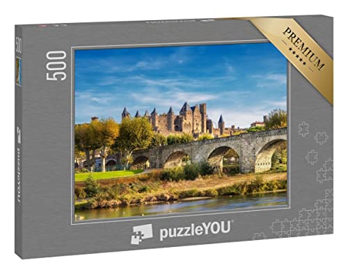 puzzleYOU: Puzzle 500 Teile „Carcassonne, Südfrankreich“ von puzzleYOU