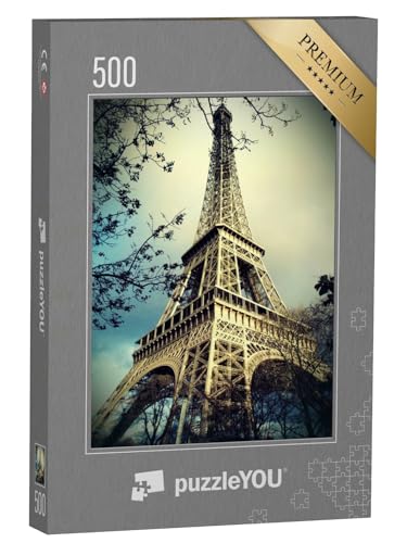 puzzleYOU: Puzzle 500 Teile „Eiffelturm in Paris, Frankreich“ – aus der Puzzle-Kollektion Eiffelturm von puzzleYOU